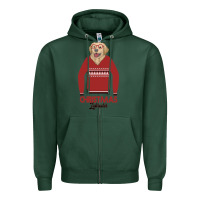 Sports Green Christmas Labrador Zipper Hoodie - Bettercallsaul