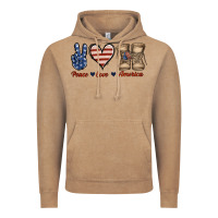 Vintage Coffee Peace Love America Vintage Hoodie - Jasminsmagicworld