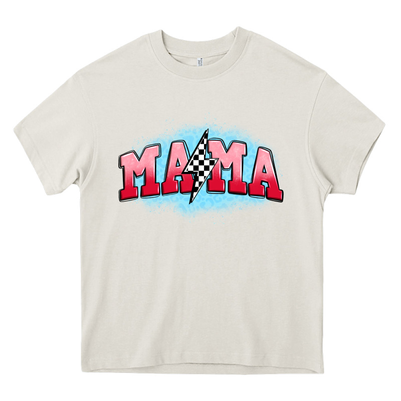 Mama Lightning Bolt Heavy Core Tee by JahusDesignShop | Teevron