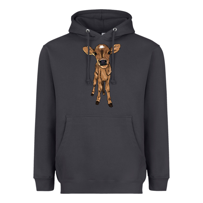 Baby Cow Heavyweight Hoodie by HowdyJamesFarm | Teevron