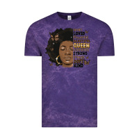 Cloud Purple afro woman smart loved powerful Vintage Tee - MaliasSmallBusiness
