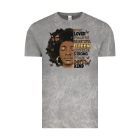 Cloud Rock afro woman smart loved powerful Vintage Tee - MaliasSmallBusiness