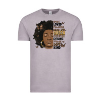 Vintage Zinc afro woman smart loved powerful Vintage Tee - MaliasSmallBusiness