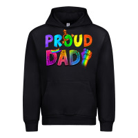 Black Western Proud Dad Urban Hoodie - BundleAndBundleShop