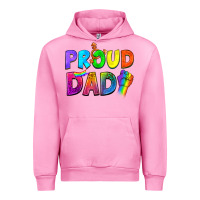 Fuchsia Pink Western Proud Dad Urban Hoodie - BundleAndBundleShop