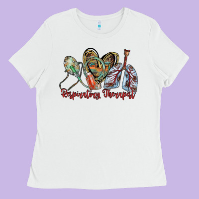Respiratory Therapist Ladies Tee Designed By Racoondesign
