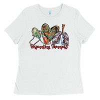 White respiratory therapist Ladies Tee - RacoonDesign