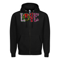 Black Love Christmas Zipper Hoodie - Bettercallsaul