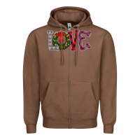 Love Christmas Zipper Hoodie | Teevron