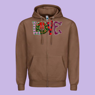 Love Christmas Zipper Hoodie Designed By Bettercallsaul