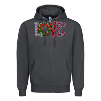 Smoke Love Christmas Zipper Hoodie - Bettercallsaul