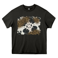 Asphalt black and white cowhide background Heavy Core Tee - BarkalooDesign