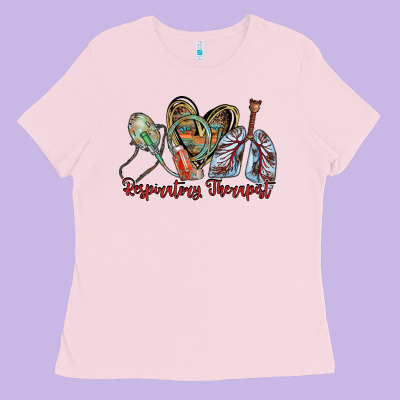 Respiratory Therapist Ladies Tee Designed By Racoondesign