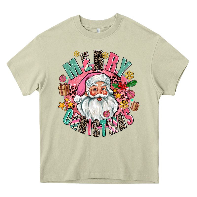 Merry Christmas Santa Heavy Core Tee by AdoDesignShop | Teevron
