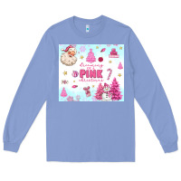 Colony Blue dreaming of a pink christmas Long Sleeve Tee - MaliasSmallBusiness