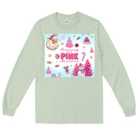 Matcha dreaming of a pink christmas Long Sleeve Tee - MaliasSmallBusiness