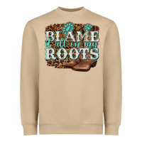 Mushroom blame it all on my roots Heavyweight Sweatshirt - NancyCooperArtShop