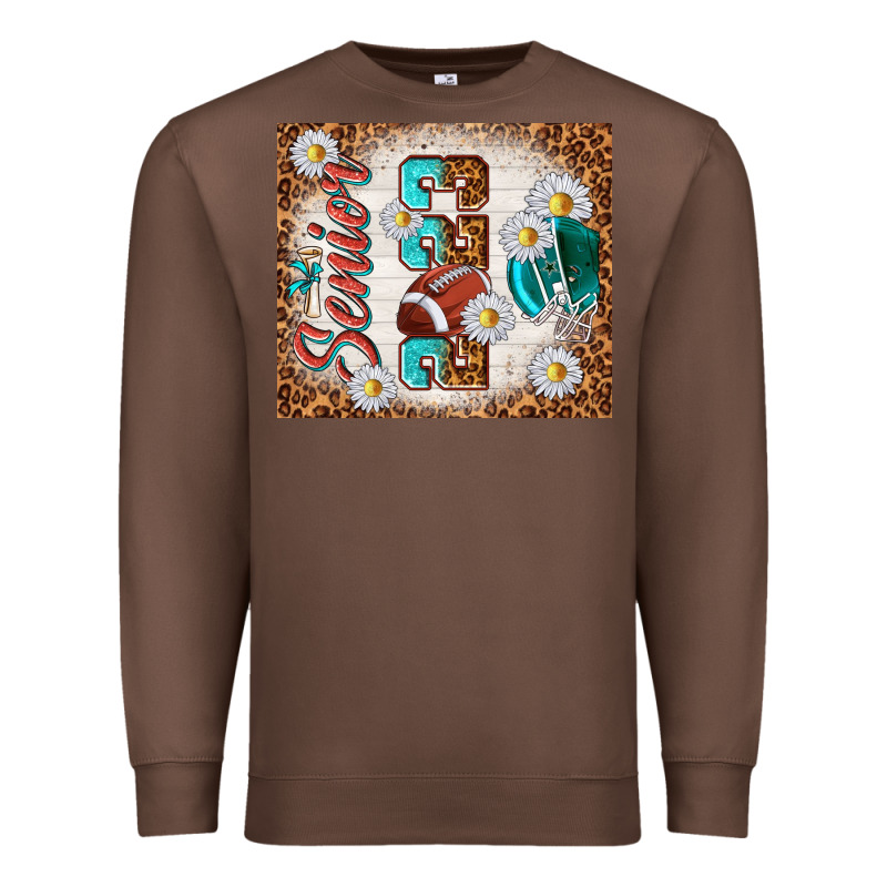 Senior 2023 Football Premium Sweatshirt by TumblerDesignByShophia | Teevron
