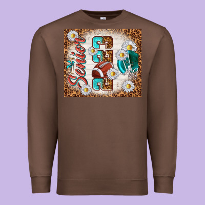 Senior 2023 Football Premium Sweatshirt Designed By Tumblerdesignbyshophia
