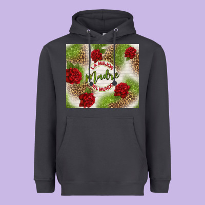 La Mejor Madre Del Mundo Heavyweight Hoodie Designed By Tumblerdesignbyshophia