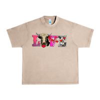 French Oak love with holstein cow Urban Heavy Tee - AdoDesignShop