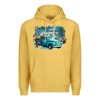 Antique Gold its the wonderful time of the year truck Premium Hoodie - CowGirlArtShop