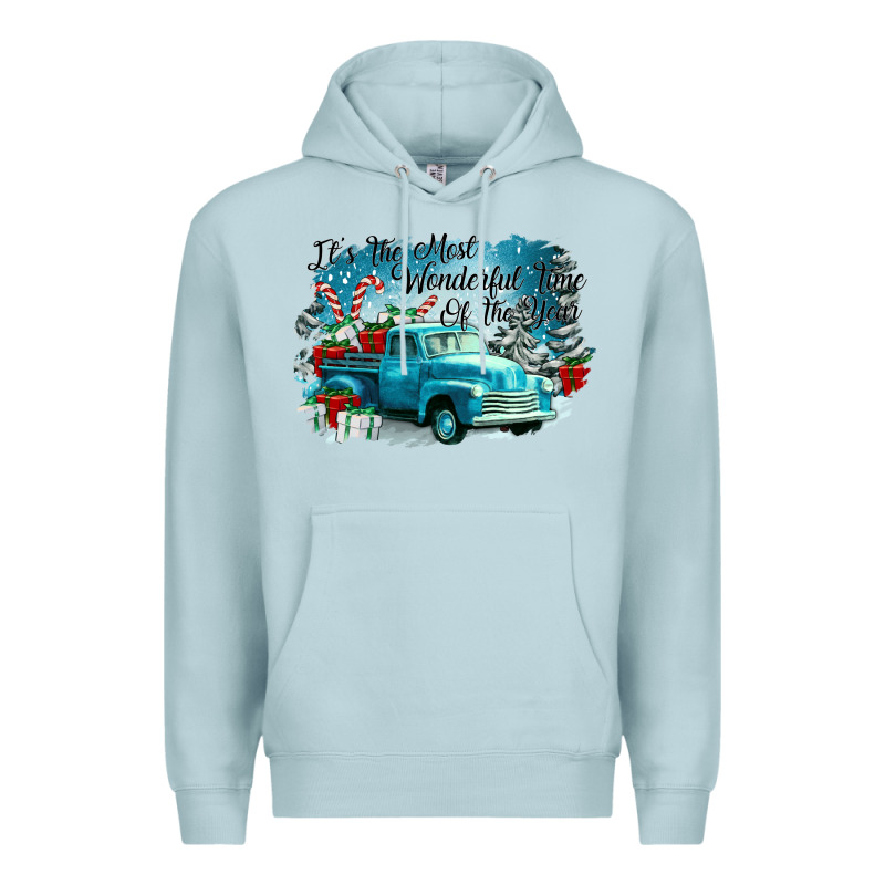 Its The Wonderful Time Of The Year Truck Premium Hoodie by CowGirlArtShop | Teevron