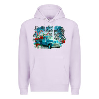 Lilac its the wonderful time of the year truck Premium Hoodie - CowGirlArtShop