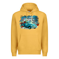 Mustard its the wonderful time of the year truck Premium Hoodie - CowGirlArtShop