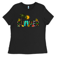 Black summer Ladies Tee - CowhideDigitalArt