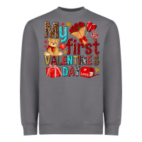 Storm my first valentines day Heavyweight Sweatshirt - NancyCooperArtShop