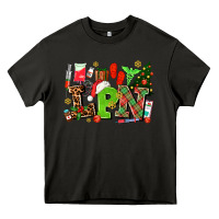 Asphalt lpn christmas nurse with Heavy Core Tee - AdoDesignShop