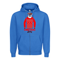 True Royal Christmas Buldog Zipper Hoodie - Bettercallsaul