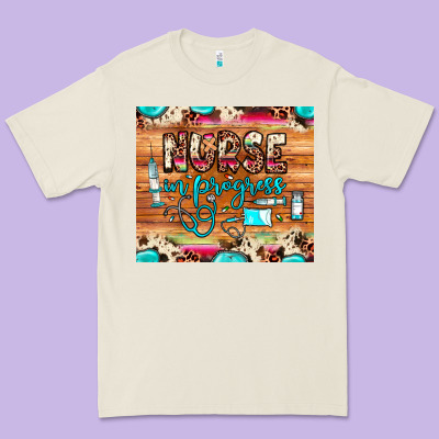 Nurse In Progress Premium Tee Designed By Jahusdesignshop
