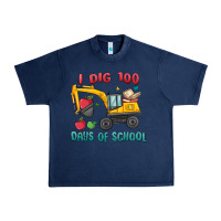 I Dig 100 Days Of School Excavator Urban Heavy Tee | Teevron