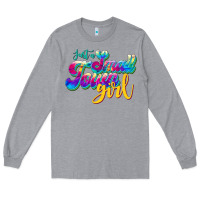 Heather Grey just a small town girl Long Sleeve Tee - JahusDesignShop