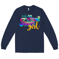 Navy just a small town girl Long Sleeve Tee - JahusDesignShop