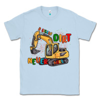Dusty Blue a little dirt never hurt Classic Tee - MaliasSmallBusiness