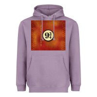 Lavender magical train station Heavyweight Hoodie - TumblerDesignByShophia