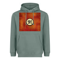 Sage magical train station Heavyweight Hoodie - TumblerDesignByShophia