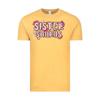 Vintage Mustard sister saurus Vintage Tee - MaliasSmallBusiness