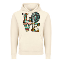 Vintage Artic Turquoise Love Vintage Hoodie - Jasminsmagicworld