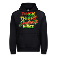 Foreset Green thick thighs juneteenth vibes Urban Hoodie - FaDigitalArtStudio