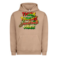Pigment Burro thick thighs juneteenth vibes Urban Hoodie - FaDigitalArtStudio