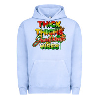 Pigment Grape Ice thick thighs juneteenth vibes Urban Hoodie - FaDigitalArtStudio
