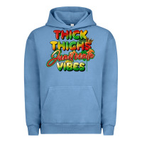 Thick Thighs Juneteenth Vibes Urban Hoodie | Teevron