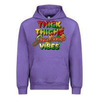 Tulip thick thighs juneteenth vibes Urban Hoodie - FaDigitalArtStudio