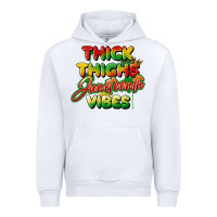White thick thighs juneteenth vibes Urban Hoodie - FaDigitalArtStudio