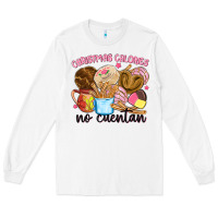 White christmas calories no cuentan Long Sleeve Tee - MaliasSmallBusiness