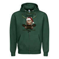 Sports Green All I Want For Christmas Is You Just Kidding I Want Cats Zipper Hoodie - Bettercallsaul